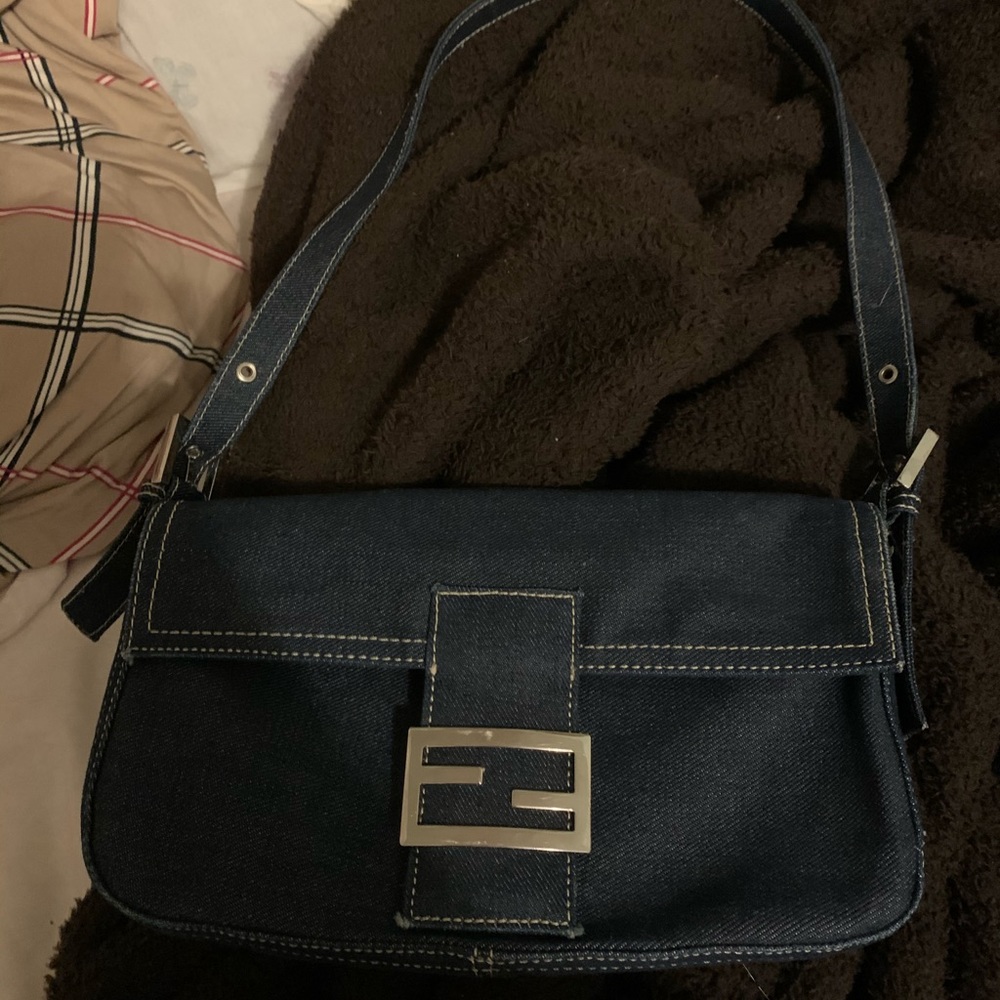 Fendi Denim Baguette